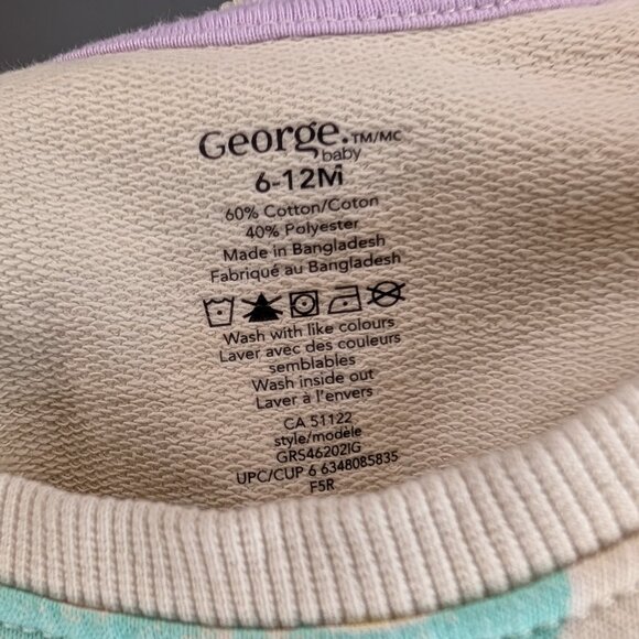 ❤️ 2 for 10 ❤️ George Cream Pastel Heart Long Sleeve Sweater - Picture 4 of 4